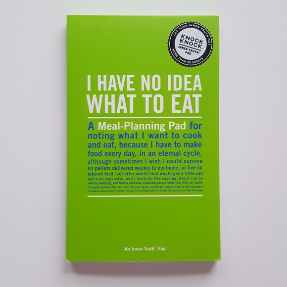 I HAVE NO IDEA WHAT TO EAT Inner-Truth Pad - Picture 3 of 9